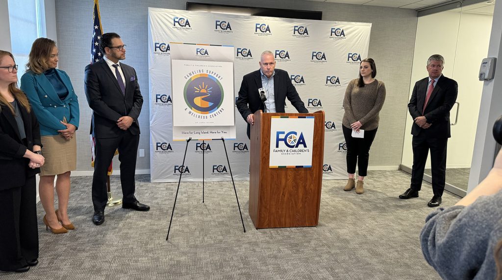 Press conference for the opening of FCA's two new Gambling Support and Wellness Centers