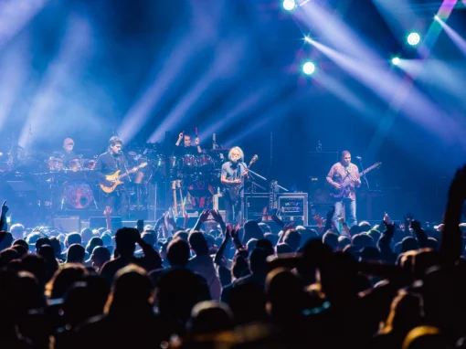 band playing on stage